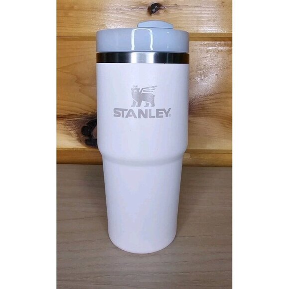 STANLEY 14oz Tumbler Light Pink With Lid With Straw Opening Travel Coffee,Tea - Picture 5 of 13